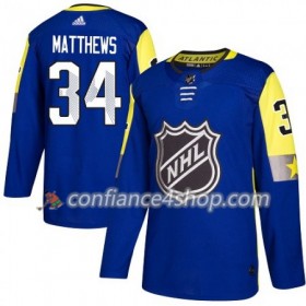 Adidas Maillot de Hockey Toronto Maple Leafs Auston Matthews 34 2018 NHL All-Star Royal Bleu Authentic - Homme